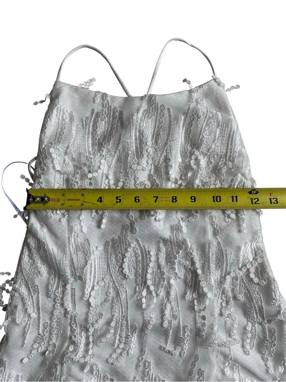 Lulu's Women’s Finge Lace Up Mini Dress Size L - Picture 8 of 15